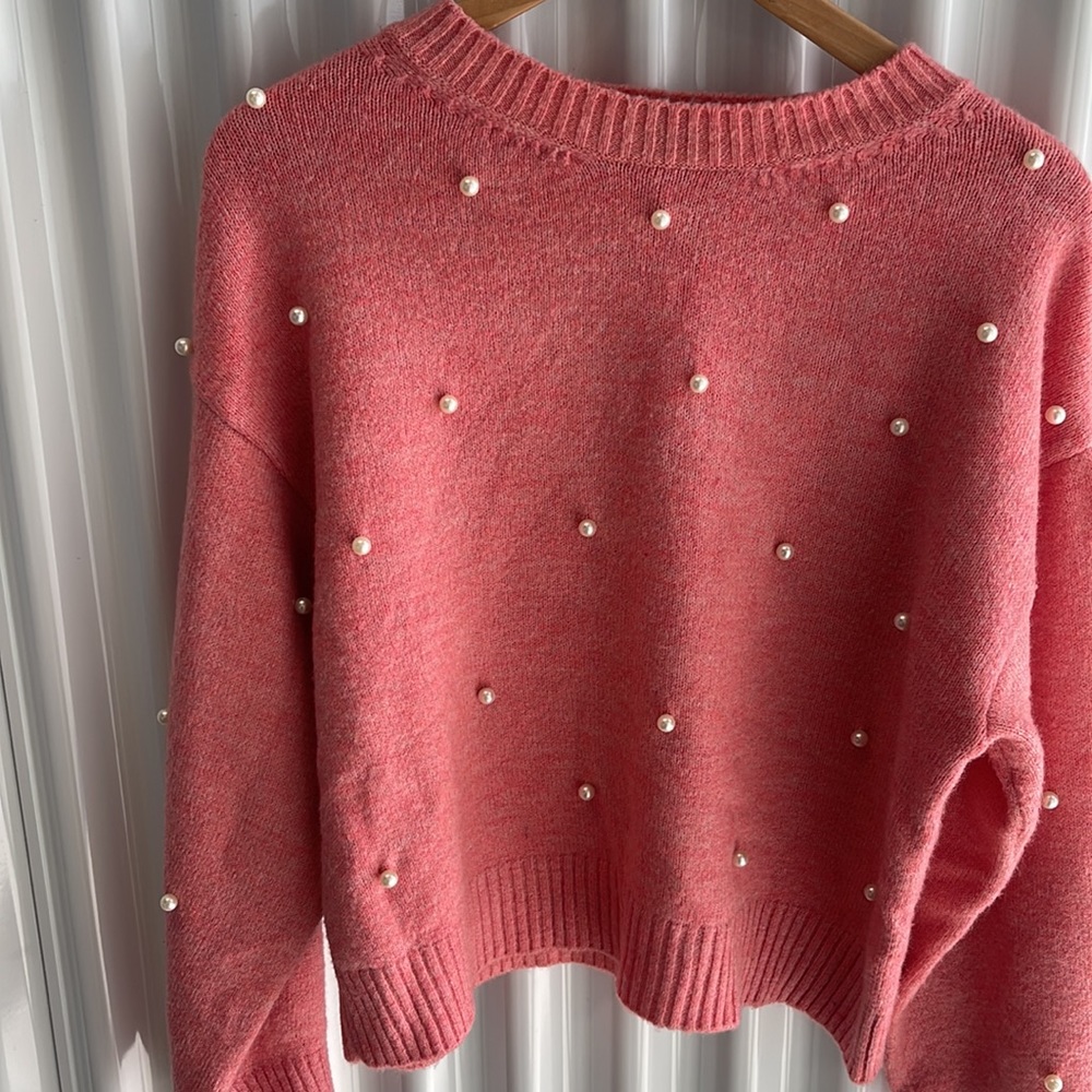 Pink sweater